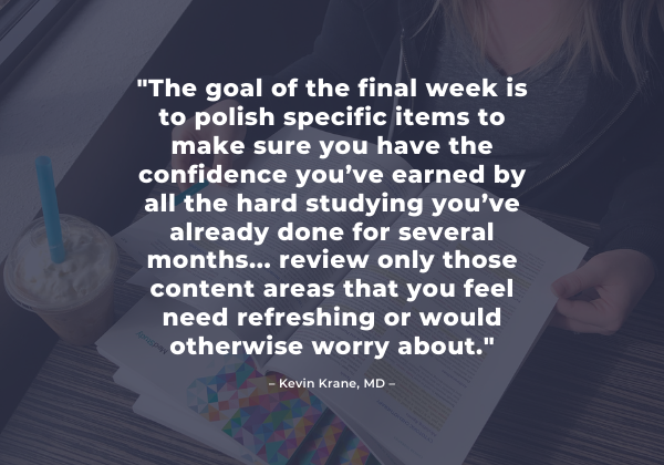 advice from contributors for the week of your exam image 