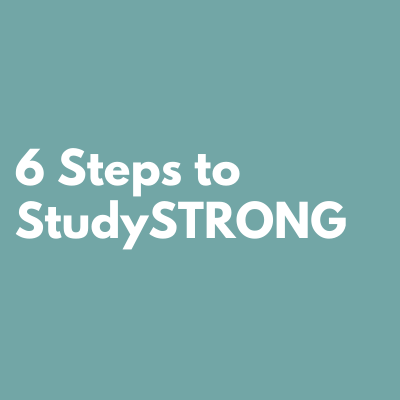 6 tips to study strong