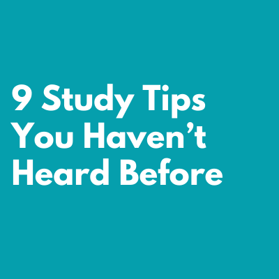 9 study tips you havent heard before
