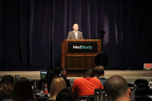 image of dr huynh speaking at our ABIM recertification course