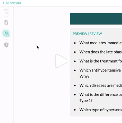 Previewing the new search feature in myMedStudy