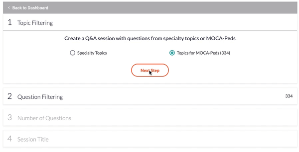 MOCA Peds QA Filter switching back and forth to help you answer your moca peds questions 