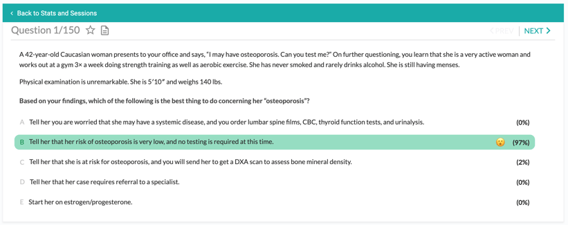 peer response feature in questions and answers