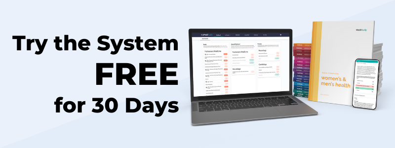 start a free trial of the med student study strong system