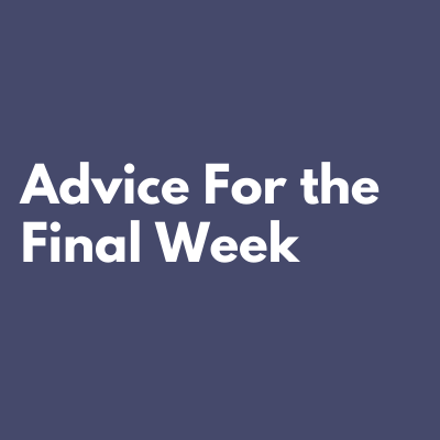 advice for the final week before the abim exam
