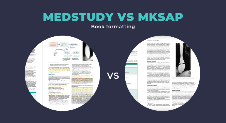 medstudy vs mksap formatting