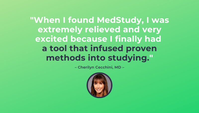 Quote from Cherilyn Cecchini, MD